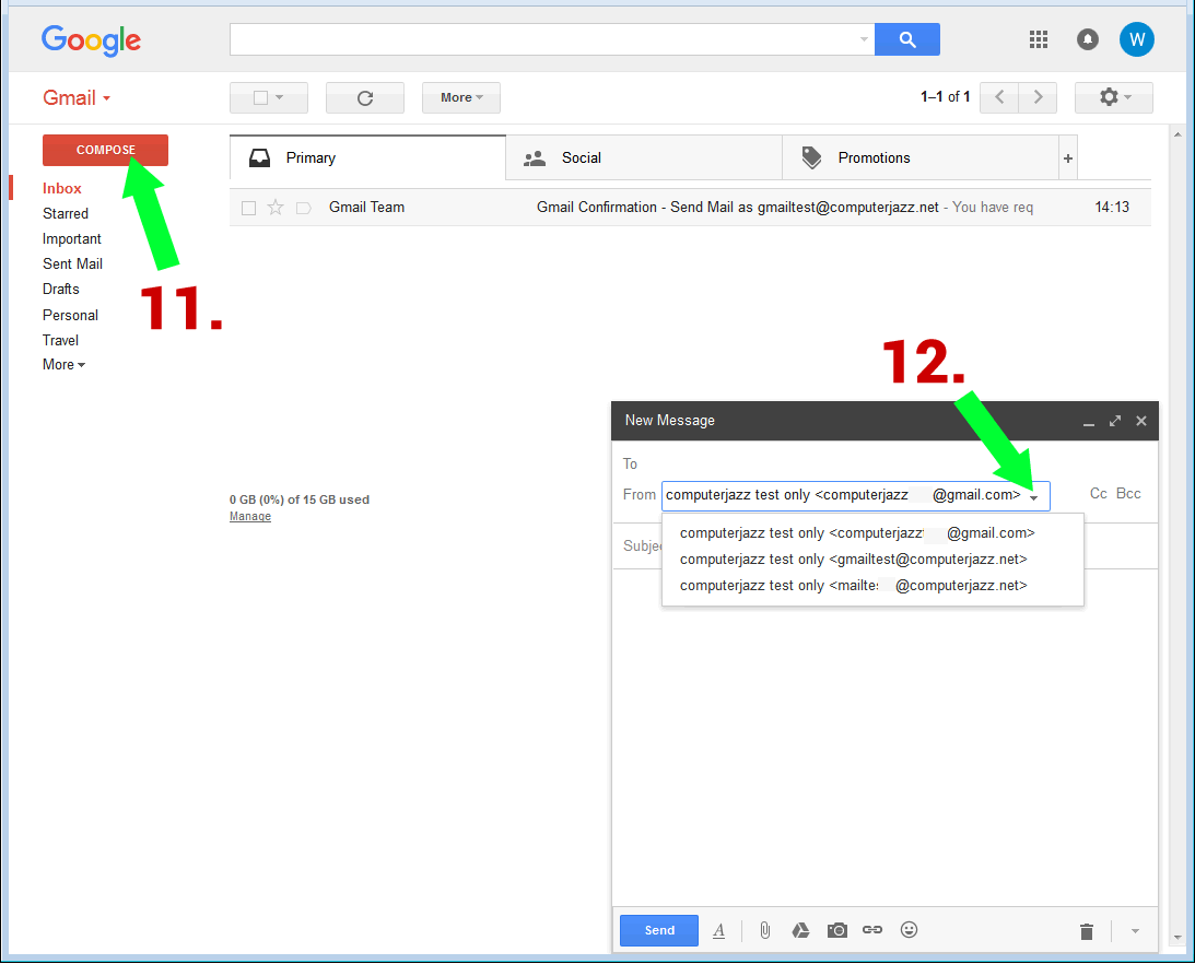 Gmail Forwarding